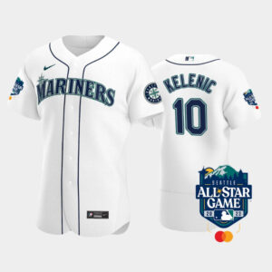 2023 All-Star Game Seattle Mariners 10 Jarred Kelenic White Jersey - Product Code JBC-1-5839